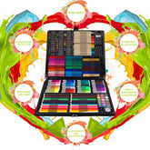 258 Piecs Inspiration Art Set for Drawing and Sketching Colored Pencils Crayons Case Painting Set